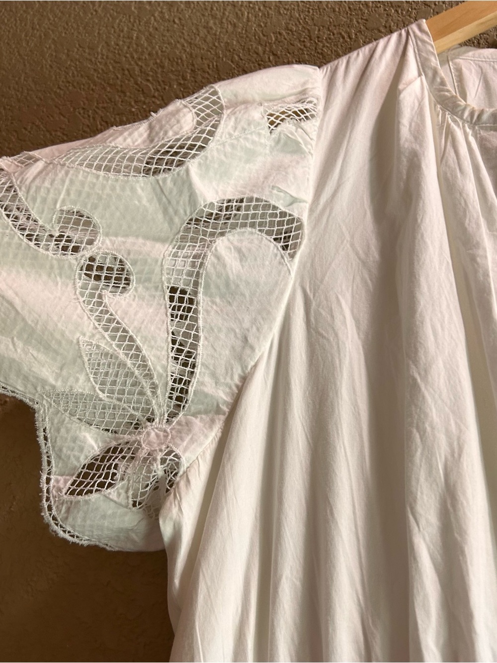 Anthropologie Somerset White Eyelet Maxi Dress 1X - Picture 4 of 11